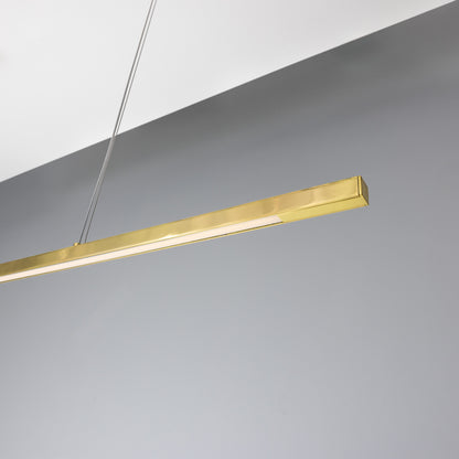 Fairfield Contemporary Brass LED Linear Pendant