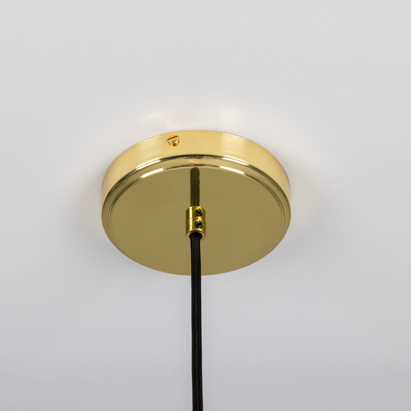 Nahla Reeded Glass and Brass Pendant