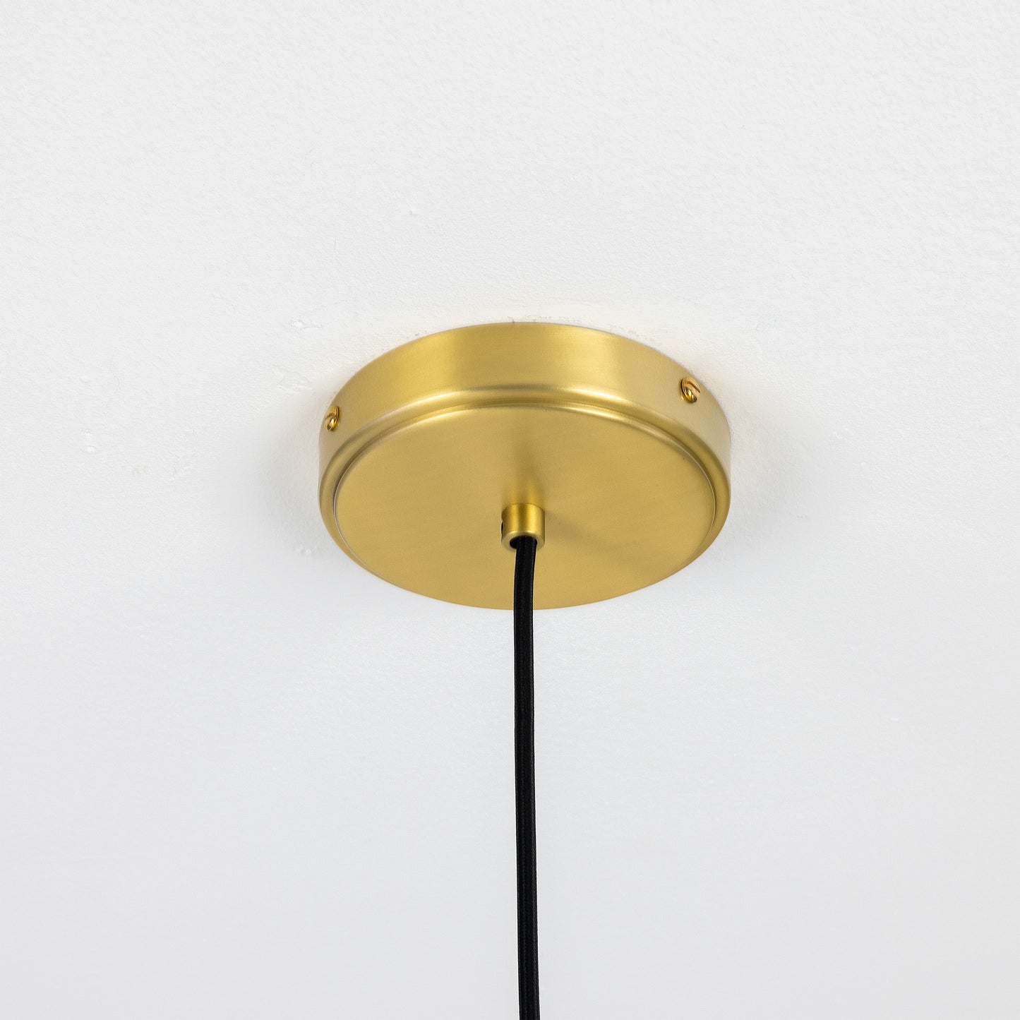 Nehir Reeded Glass and Brass Pendant