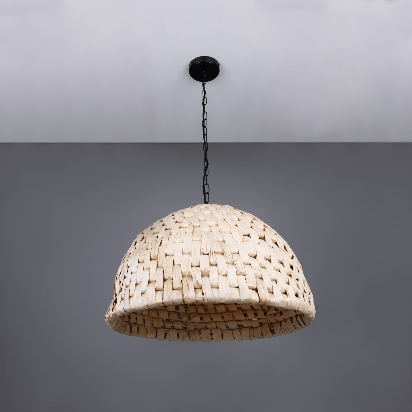 Betty Small Rattan Abaca Pendant Light 58cm