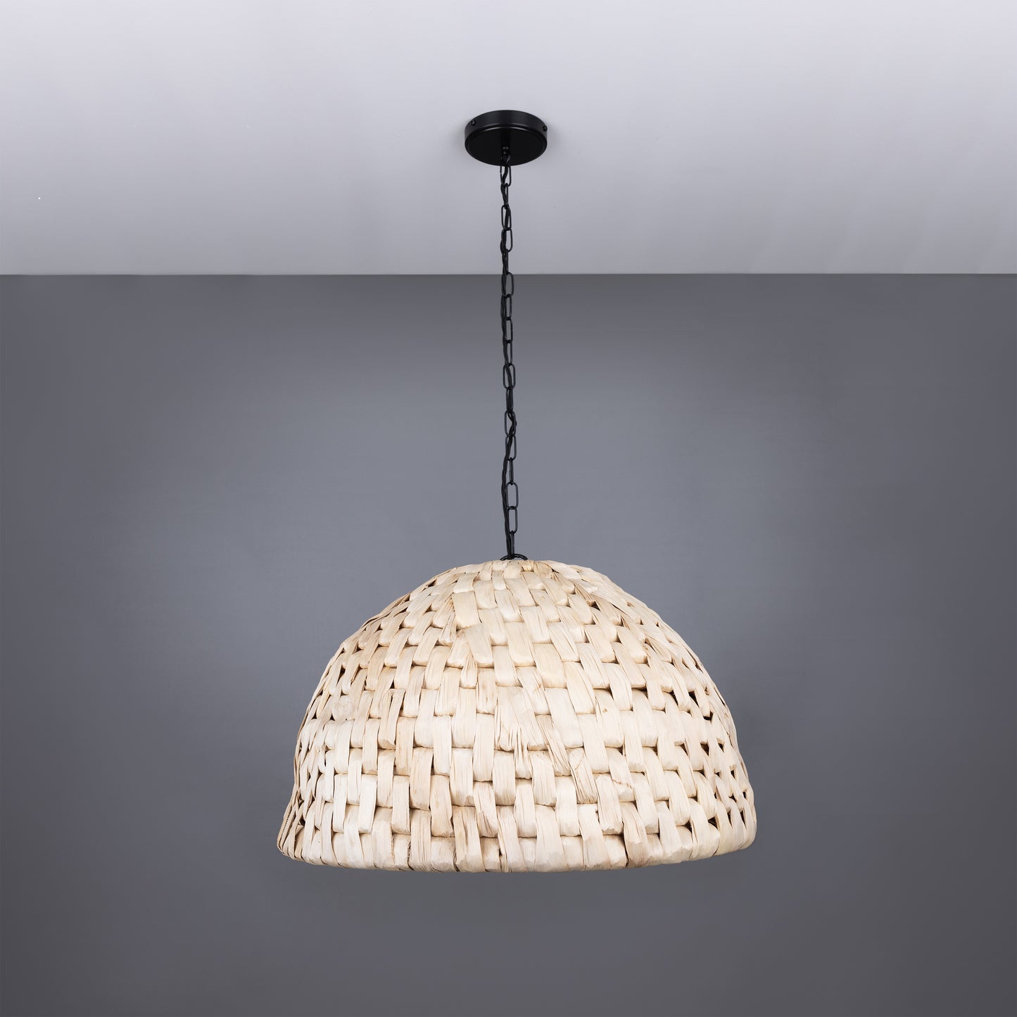 Betty Small Rattan Abaca Pendant Light 58cm