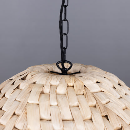 Betty Small Rattan Abaca Pendant Light 58cm