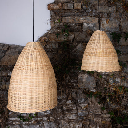 Altus Small Natural Rattan Pendant Light 40cm IP20/IP65