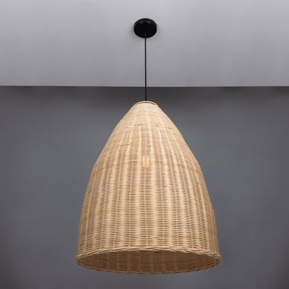 Altus Large Natural Rattan Pendant Light 52cm IP20/IP65