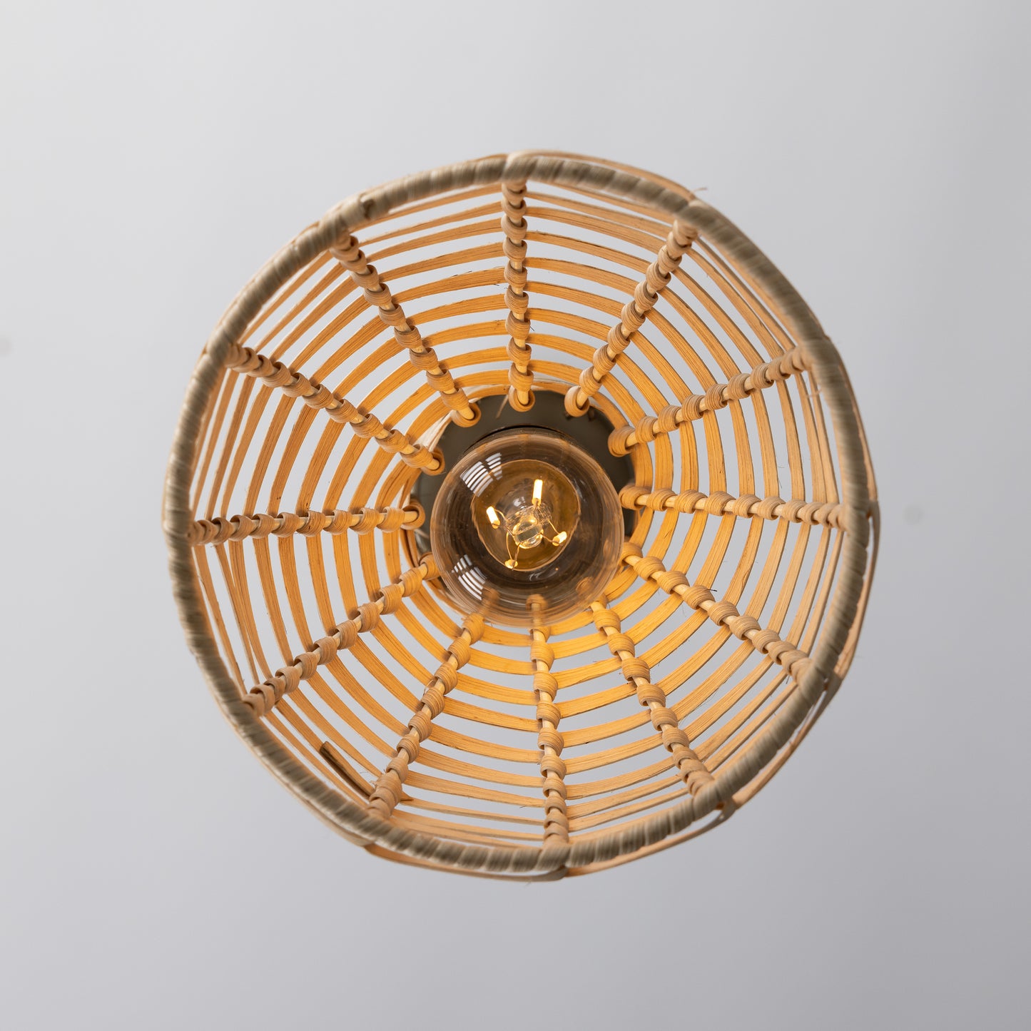 Malta Small Rattan Pendant Light