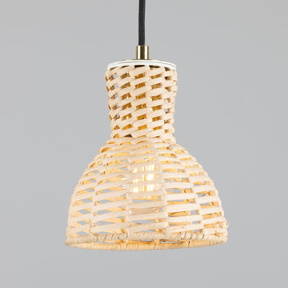 Malta Small Rattan Pendant Light