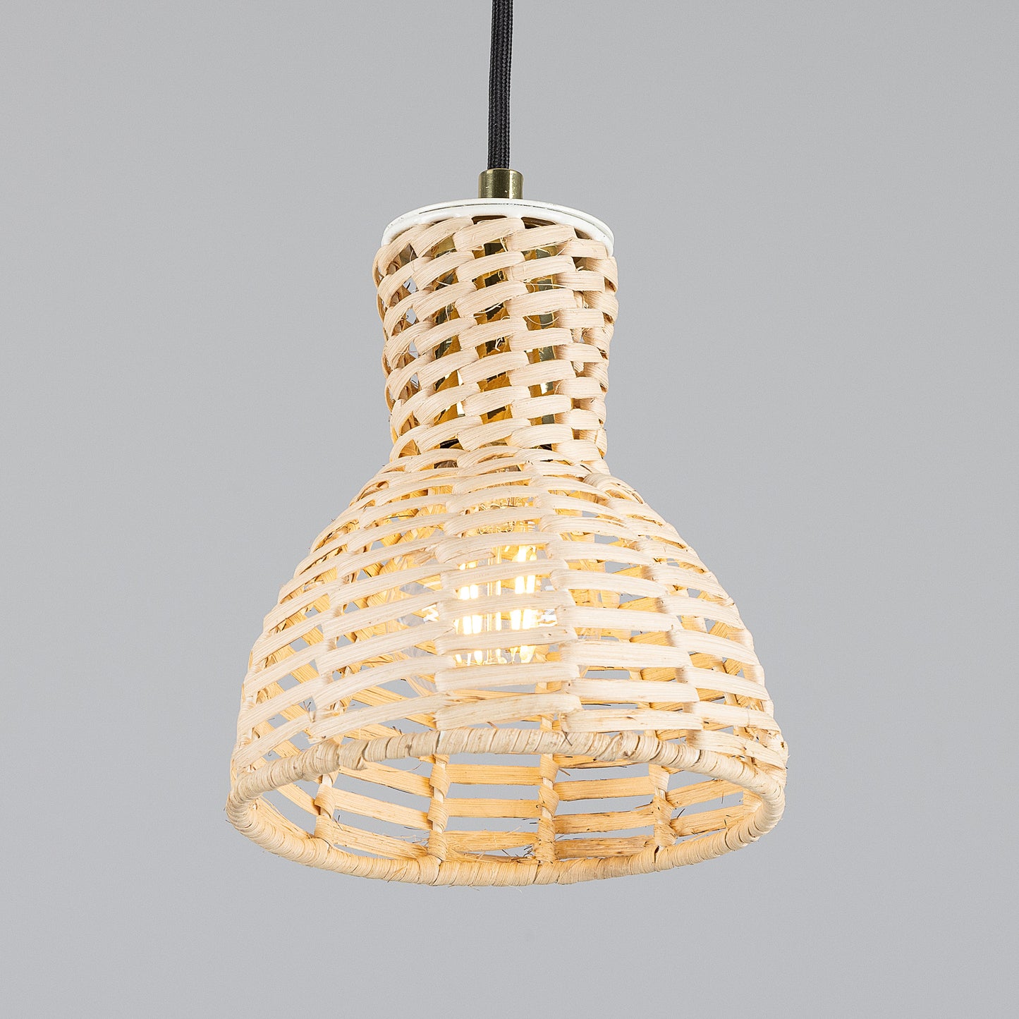 Malta Small Rattan Pendant Light