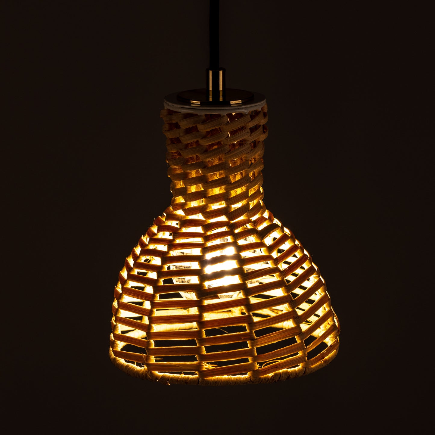 Malta Small Rattan Pendant Light