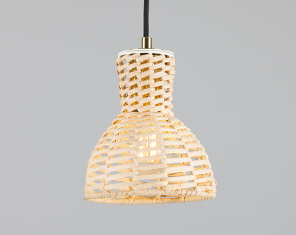 Malta Small Rattan Pendant Light