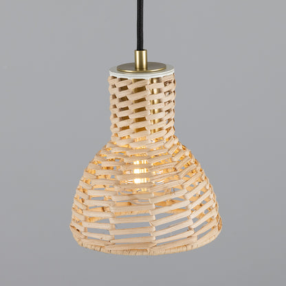 Malta Small Rattan Pendant Light