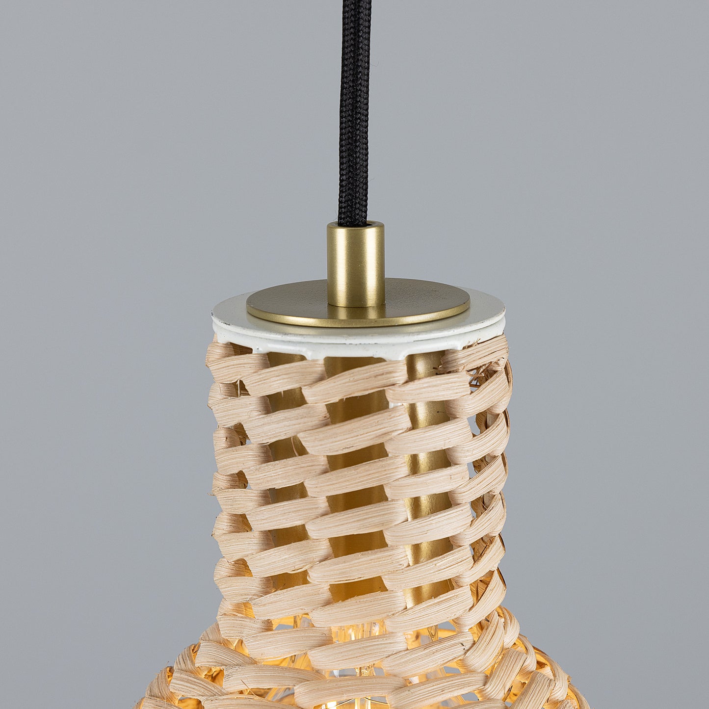 Malta Small Rattan Pendant Light