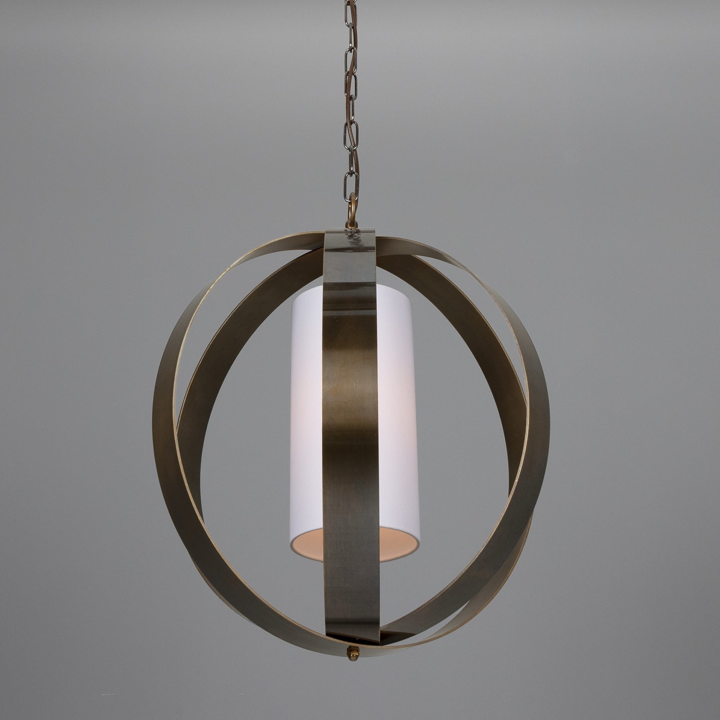 Denton Modern Brass Lantern Pendant