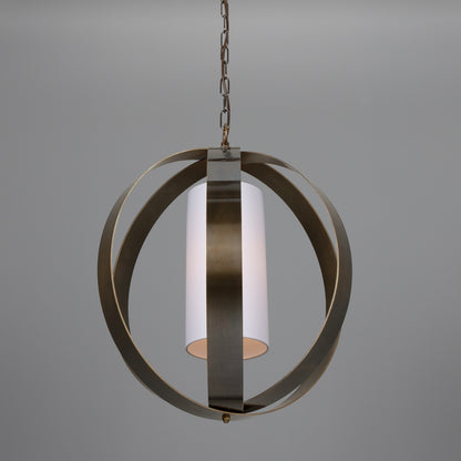 Denton Modern Brass Lantern Pendant