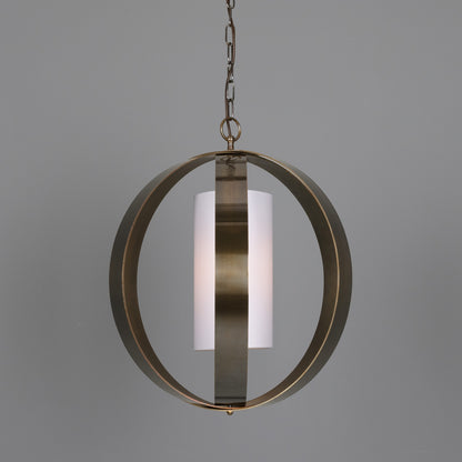 Denton Modern Brass Lantern Pendant