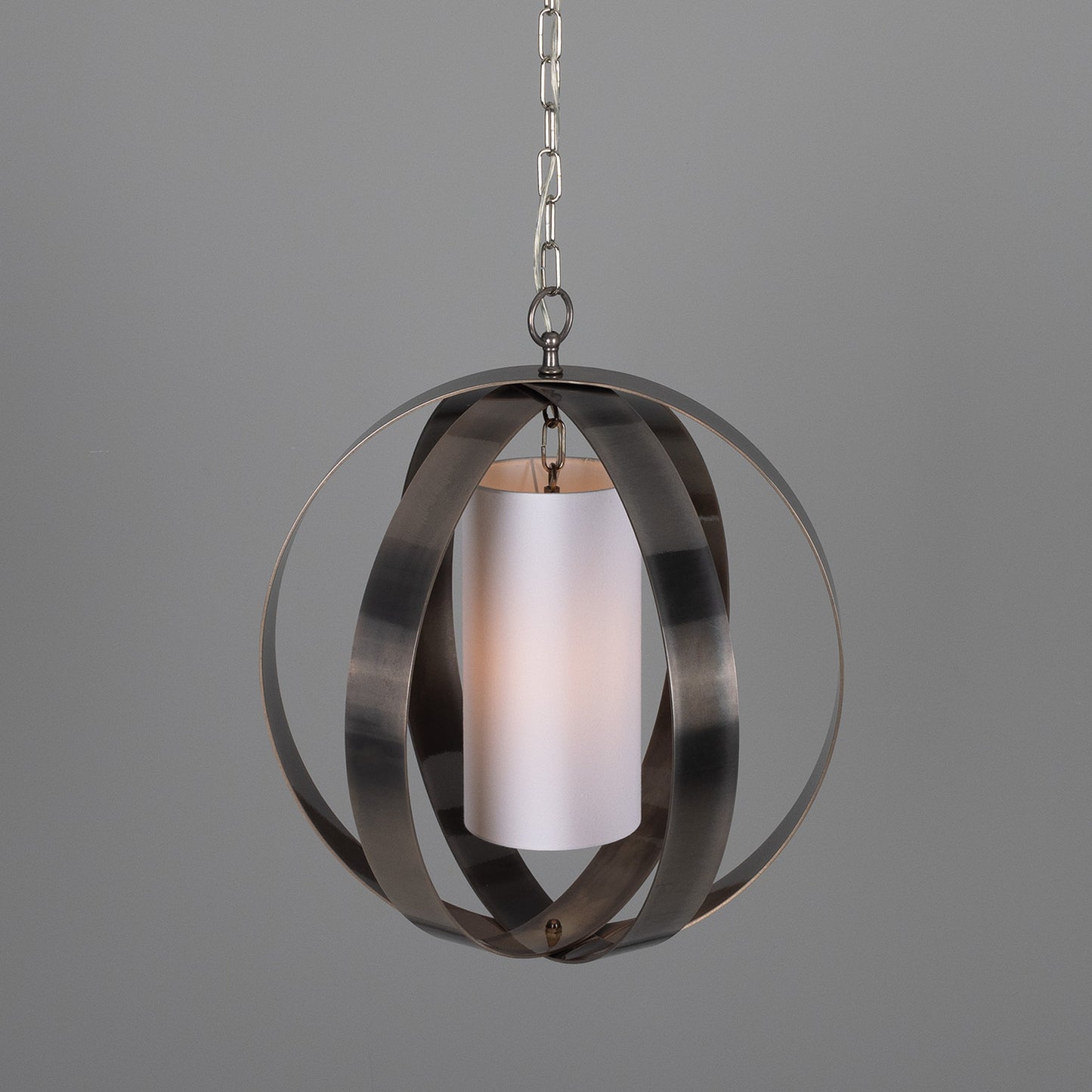 Denton Modern Brass Lantern Pendant