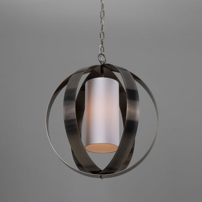 Denton Modern Brass Lantern Pendant