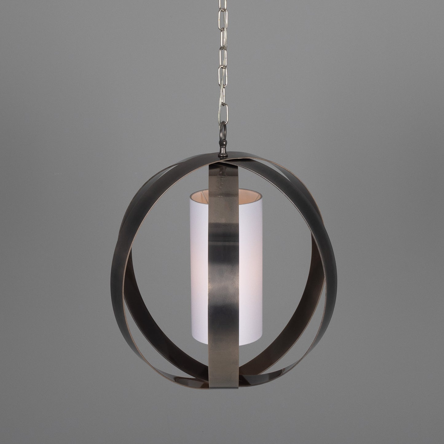 Denton Modern Brass Lantern Pendant