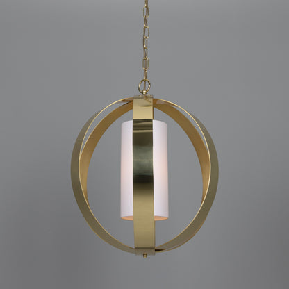 Denton Modern Brass Lantern Pendant