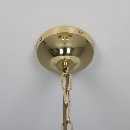 Denton Modern Brass Lantern Pendant