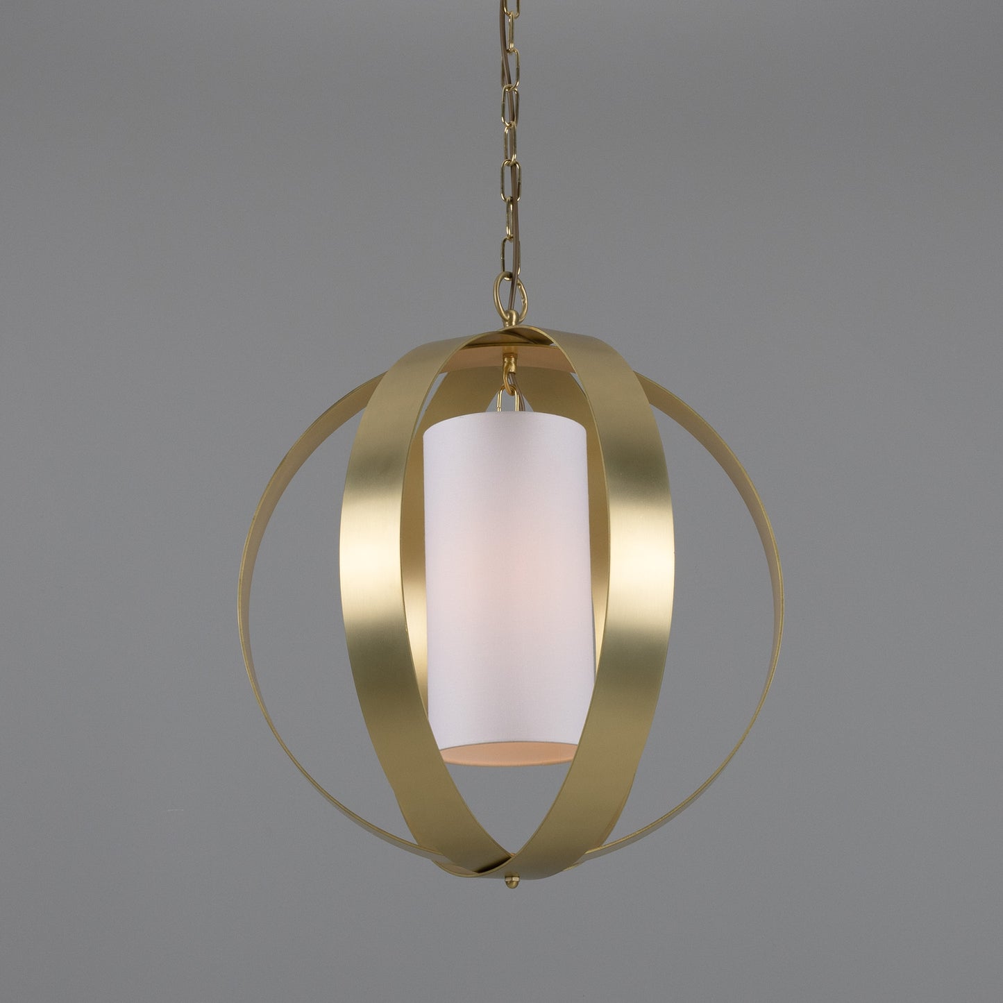 Denton Modern Brass Lantern Pendant