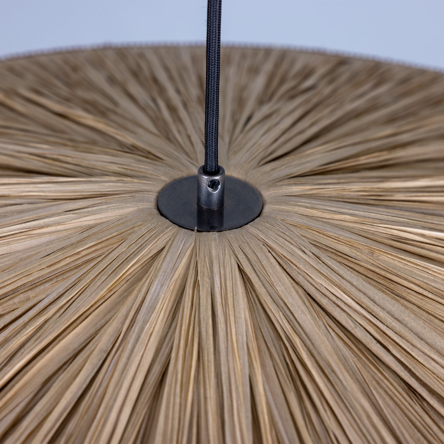 Syracuse Raffia Brick Tassel Pendant Light