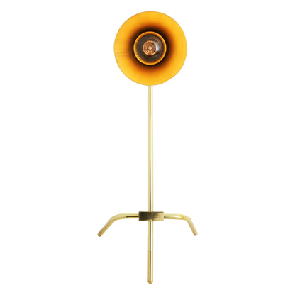 Astana Industrial Adjustable Brass Table Lamp