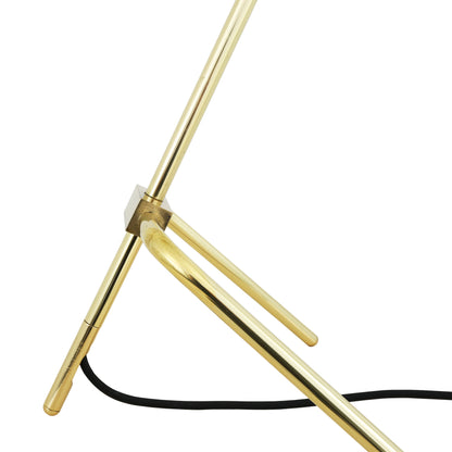 Astana Industrial Adjustable Brass Table Lamp