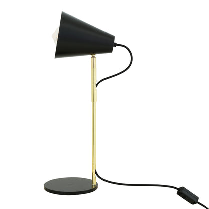 Lusaka Modern Adjustable Table Lamp with Cone Shade