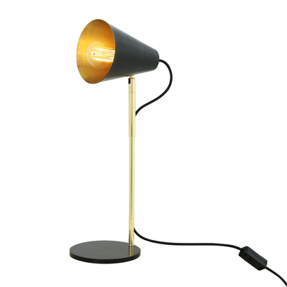 Lusaka Modern Adjustable Table Lamp with Cone Shade