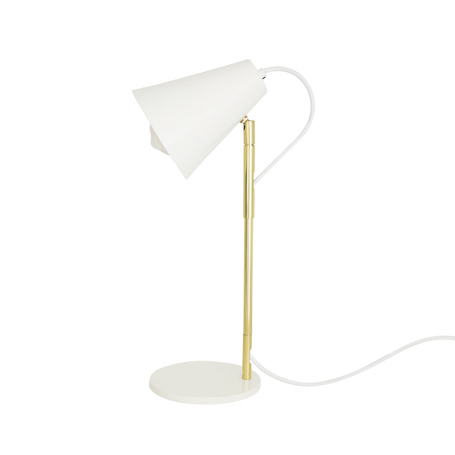 Lusaka Modern Adjustable Table Lamp with Cone Shade