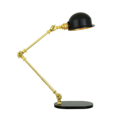 Puhos Adjustable Arm Brass Desk Lamp