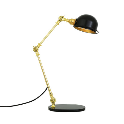 Puhos Adjustable Arm Brass Desk Lamp