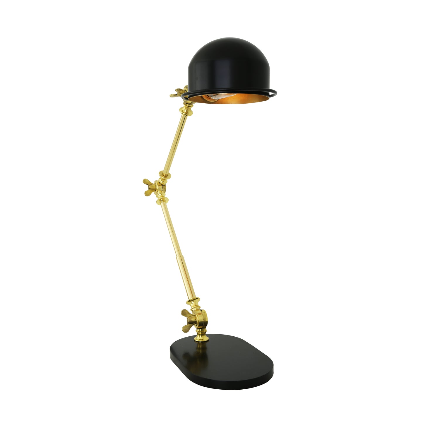 Puhos Adjustable Arm Brass Desk Lamp