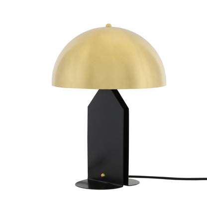 Pencil Brass Dome Table Lamp on Metal Stand