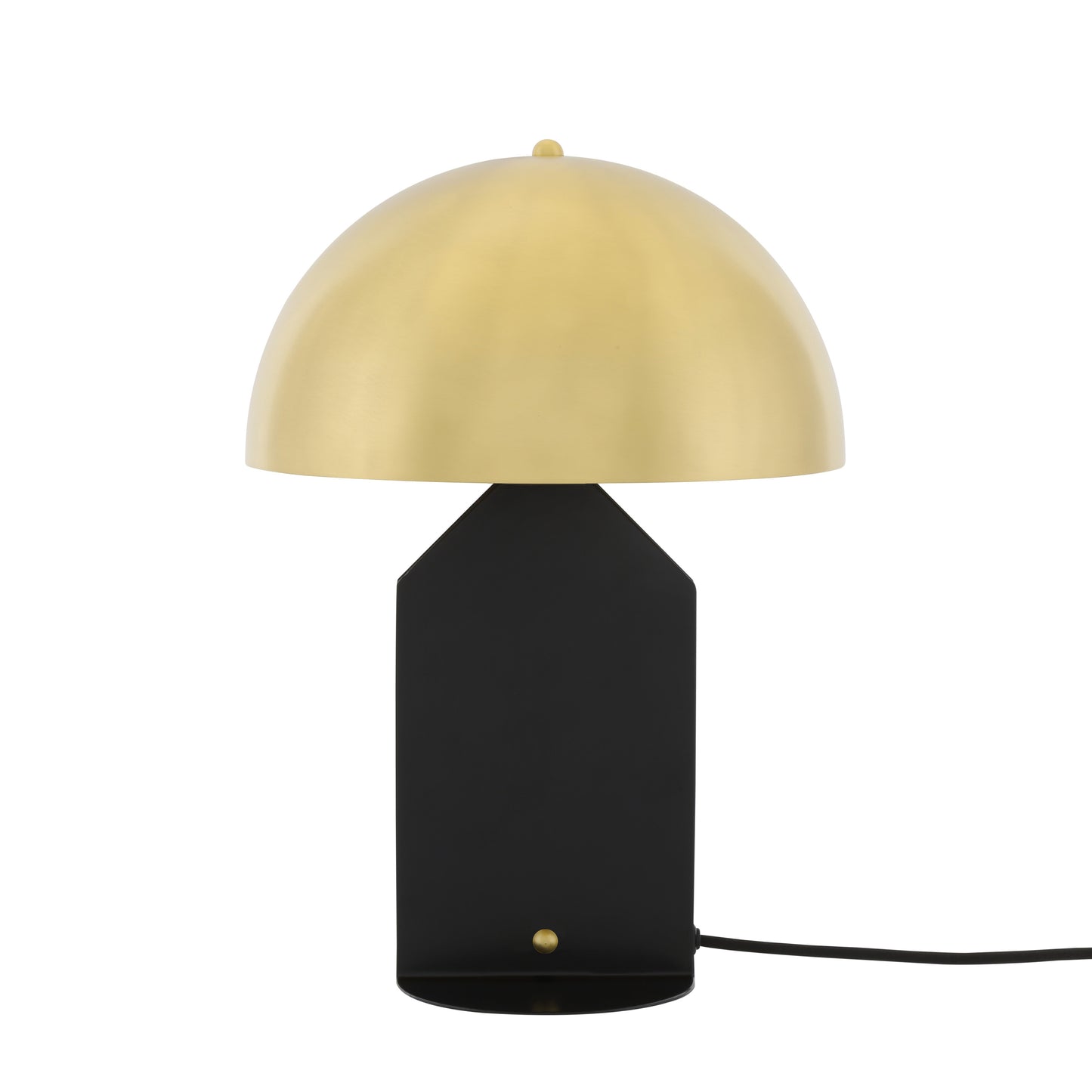 Pencil Brass Dome Table Lamp on Metal Stand