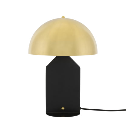 Pencil Brass Dome Table Lamp on Metal Stand