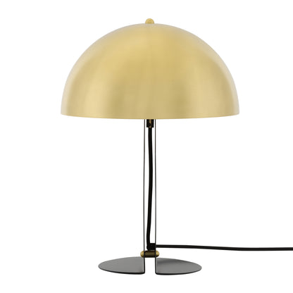 Pencil Brass Dome Table Lamp on Metal Stand