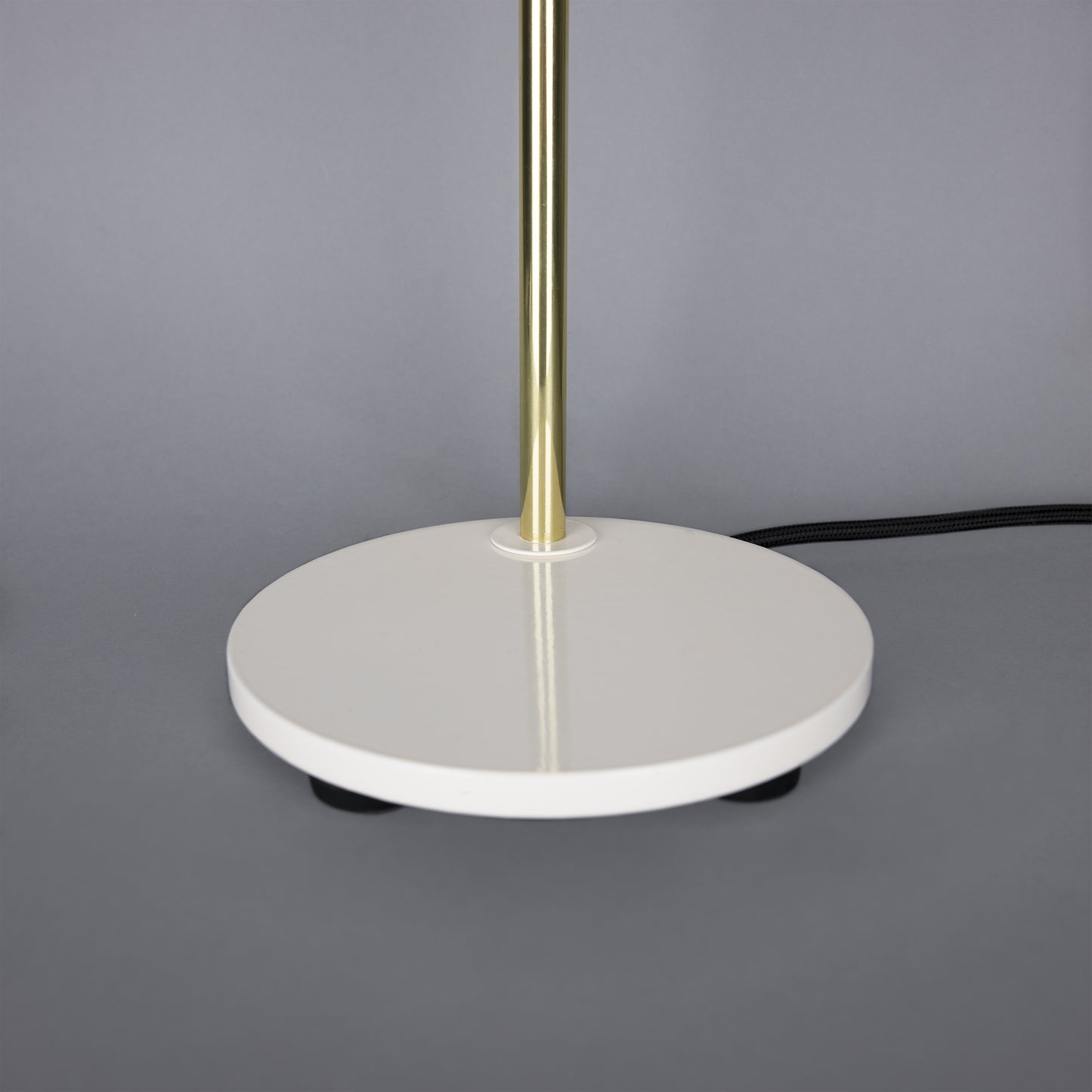 Aurora Reeded Glass and Brass Table Lamp