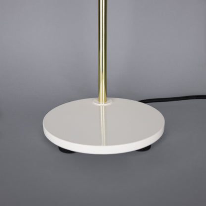 Aurora Reeded Glass and Brass Table Lamp