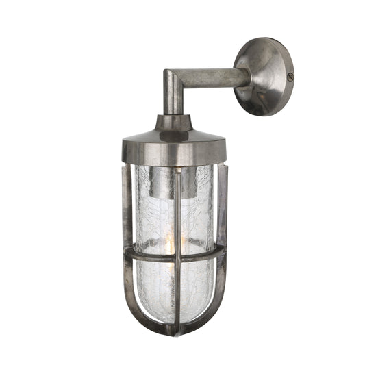 Cladach Brass Well Glass Wall Light