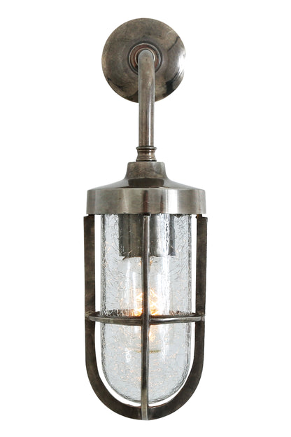 Carac Industrial Well Glass Wall Light