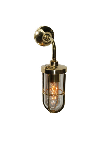 Carac Industrial Well Glass Wall Light