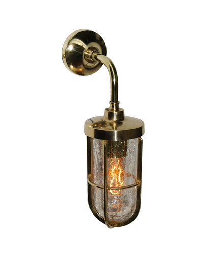 Carac Industrial Well Glass Wall Light