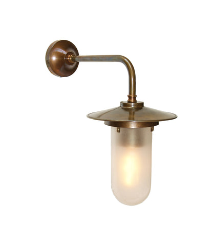 Florin Well Glass Bathroom and Outdoor Wall Light