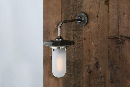 Florin Well Glass Bathroom and Outdoor Wall Light