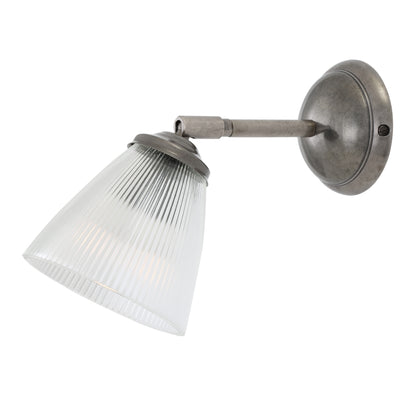 Gadar Vintage Prismatic Glass Wall Light with Swivel