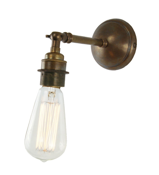 Dabb Vintage Bare Bulb Wall Light with Swivel