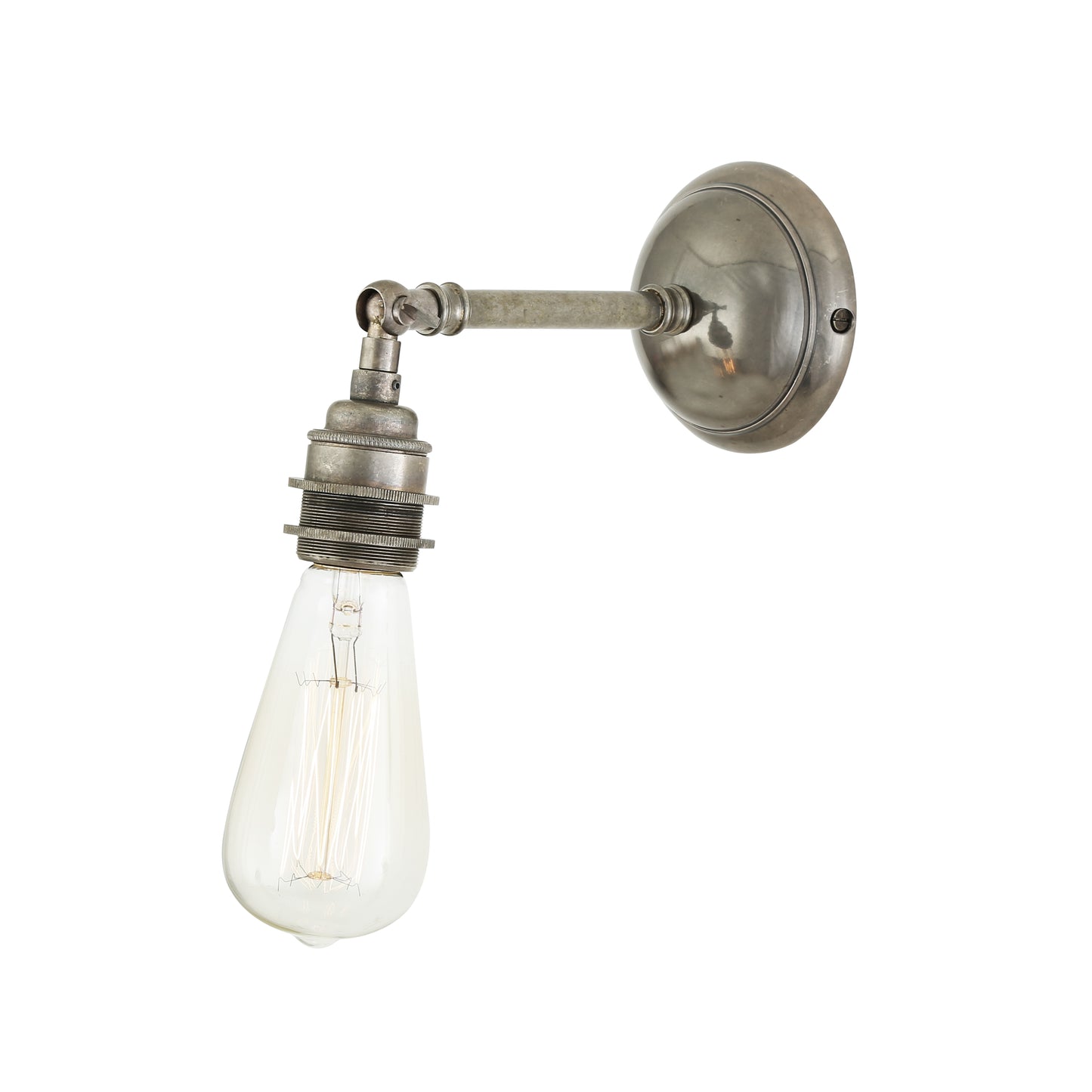 Dabb Vintage Bare Bulb Wall Light with Swivel