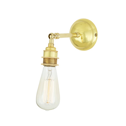 Dabb Vintage Bare Bulb Wall Light with Swivel