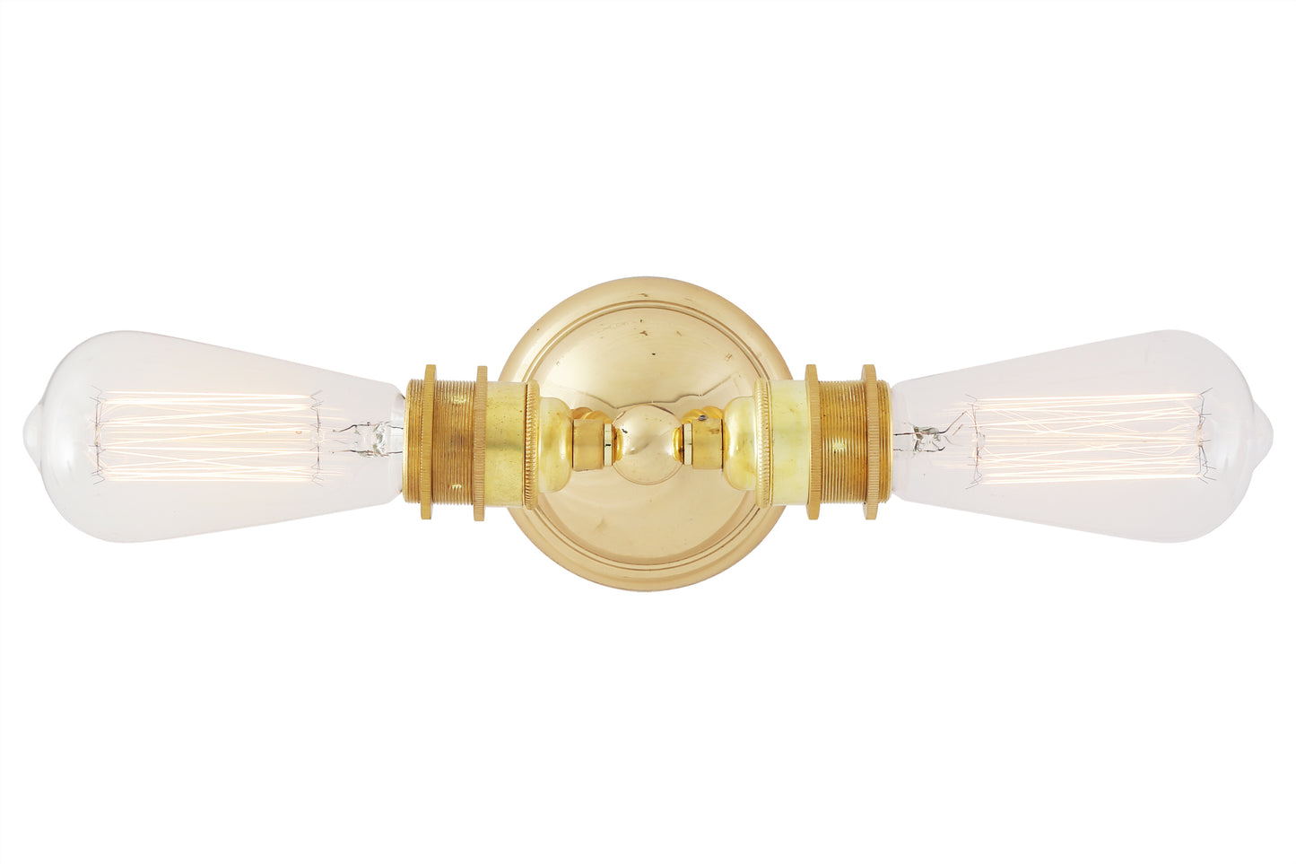 Lome Vintage Double Bare Bulb Wall Light